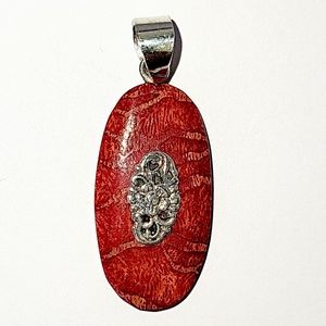 Sponge Coral Pendant in Sterling Silver